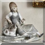 P01. Lladro “Girl with Goat” figurine. 